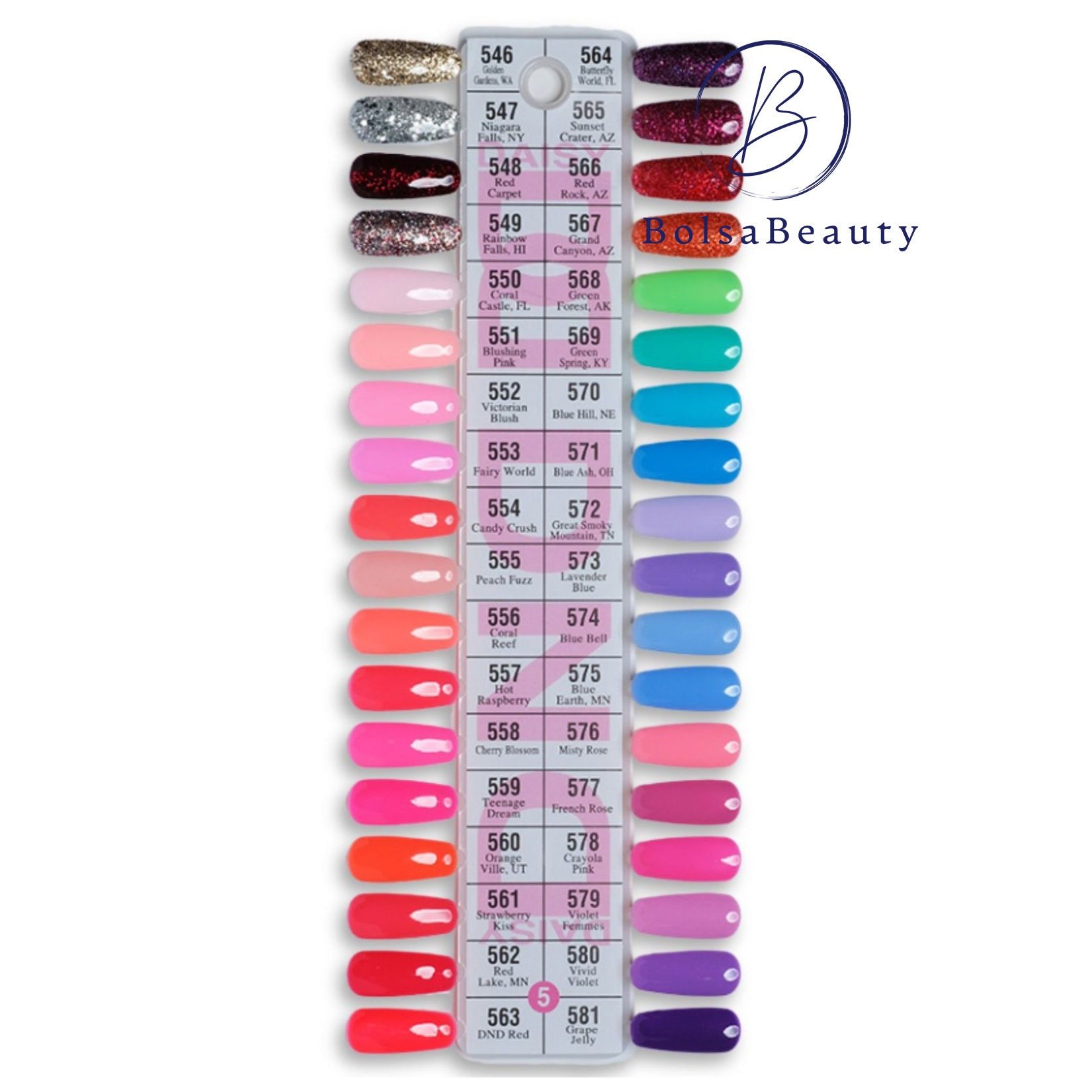 DND - Gel & Lacquer Duo Full Set 36 Colors (#1, #2, #3, #4, #5 ...