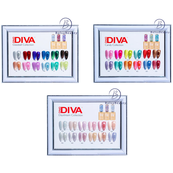 DND - Diva Cat Eye Full Set 36 Colors - NEW 2024