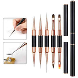 BolsaBeauty - Nail Art Dual End Brush (Set 5pcs)