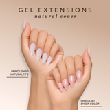 Kiara Sky - Gel X Tips: Natural Almond (XS, S, M, L)
