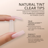 Kiara Sky - Gel X Tips: Natural Square (XS, S, M, L)