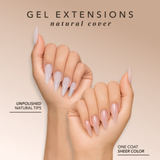 Kiara Sky - Gel X Tips: Natural Square (XS, S, M, L)