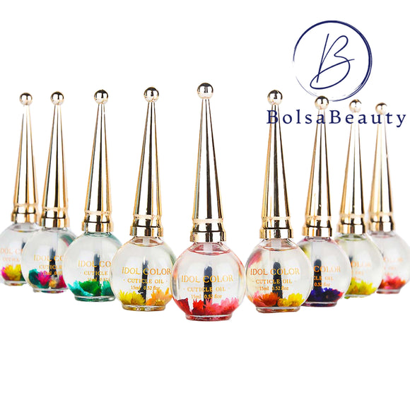 NBC - Aceite para cutículas para manos y pies, 2 oz (rosa, naranja)