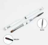 Zurno - TAP Dual Brush & Slice (Green, White Pearl)