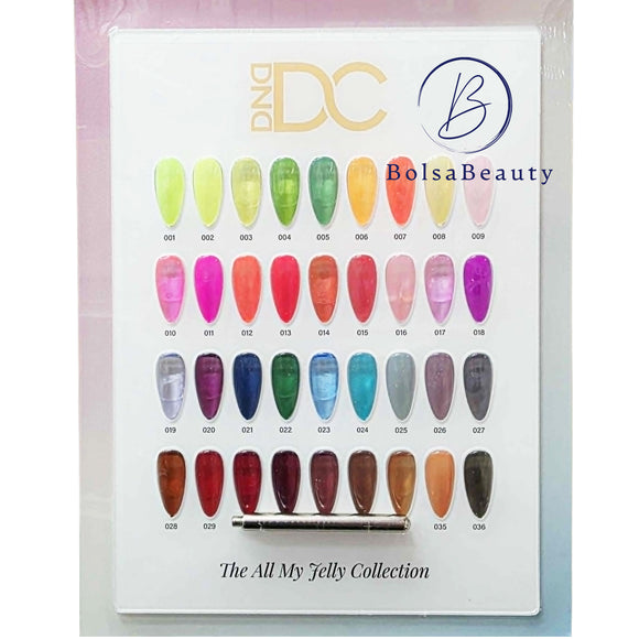 DND - DC All My Jelly Full Set 36 Colors (#01 - #36) - NEW 2026