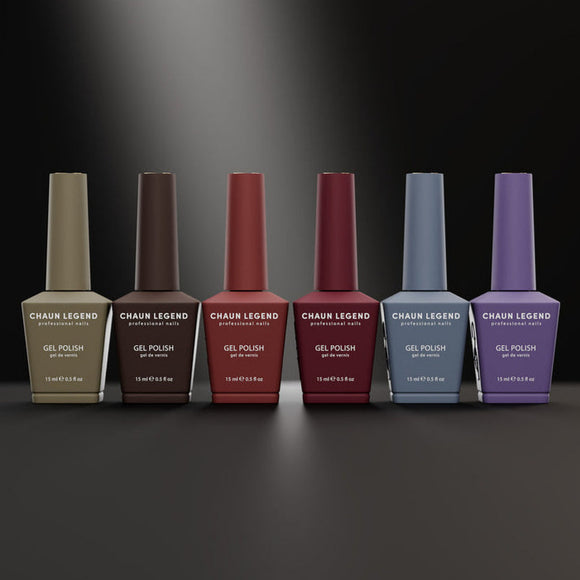 Chaun Legend - Gel Collection 6pc - Earthy Faves