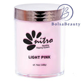 Nitro - Pink & White Dip Powder 16oz (Many Colors)