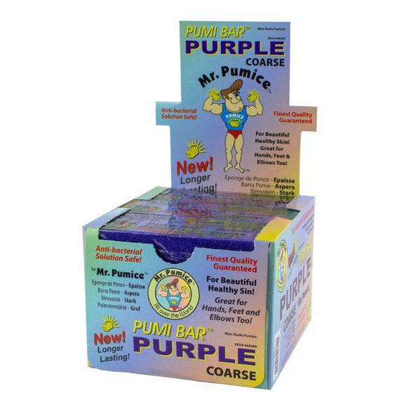 Mr.Pumice Barra Pumi Púrpura - 12 piezas/caja
