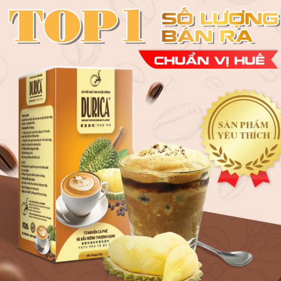 Durica - Instand Durian Vietnamese Coffee (Box 10 Packs)