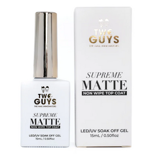 2Guys - Gel Top Coat: Gloss, Matte (15ml)