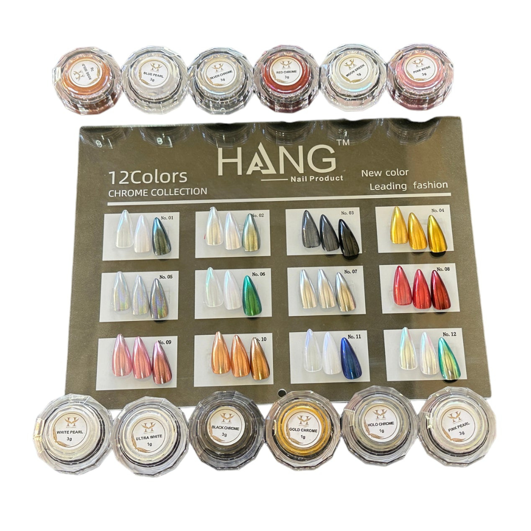 Hang - Nail Art Chrome Full Set 1 (#01 - #12) – BolsaBeauty Nail
