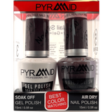 Pyramid - Dúo de gel y esmalte de uñas, 15 ml (n.º 401 - n.º 450)