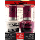 Pyramid - Dúo de gel y esmalte de uñas, 15 ml (n.º 401 - n.º 450)