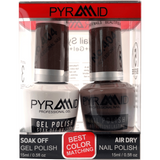 Pyramid - Dúo de gel y esmalte de uñas, 15 ml (n.º 401 - n.º 450)