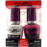 Pyramid - Dúo de gel y esmalte de uñas, 15 ml (n.º 401 - n.º 450)