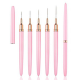 BolsaBeauty - Nail Art Brush For Thin Details (Set 5pcs)