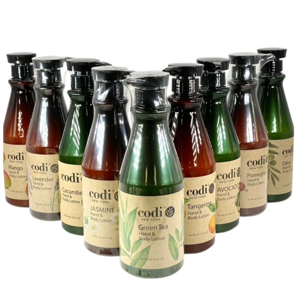 Codi - Hand & Body Lotion 25oz (Case 12 Bottles) - Many Scents