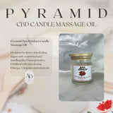 Pyramid - CBD Candle Massage Oil 4oz - HOT