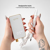 Apres - EFile Nail Drill (Black/ White) - NEW 2026