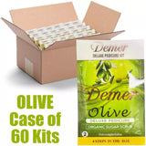 Demer - Deluxe Pedicure 4 Steps - Olive (Case 60 Packs)