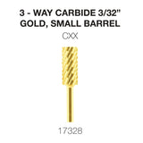 Cre8tion - Carbide Gold - Small and Large- 3/32 - 3-Way