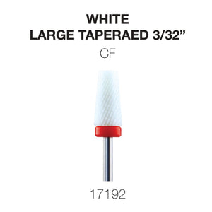 Cre8tion - White Ceramic - Large Tapered - 3/32