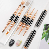 BolsaBeauty - Nail Art Dual End Brush (Set 5pcs)