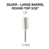 Cre8tion - Silver Carbide- Large Barrel-Round Top 3/32