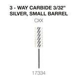 Cre8tion - Carbide Silver - Small & Large - 3/32 - 3-Way