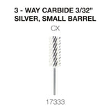 Cre8tion - Carbide Silver - Small & Large - 3/32 - 3-Way