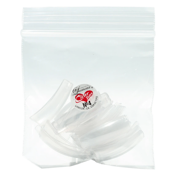 Lamour - Clear Tips Tips Refill 100 Bags (#00 - #10)