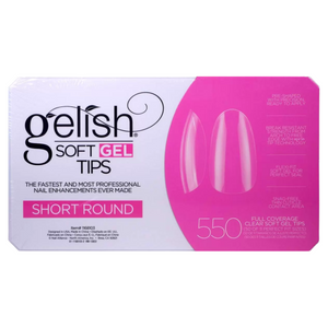 Gelish - Puntas Gel X: Puntas redondas tipo ataúd (550 piezas) 