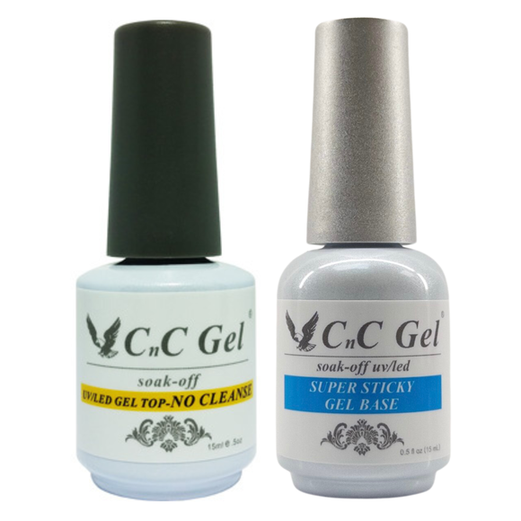 CnC - Gel Base Sticky, UV Top Coat (15ml)