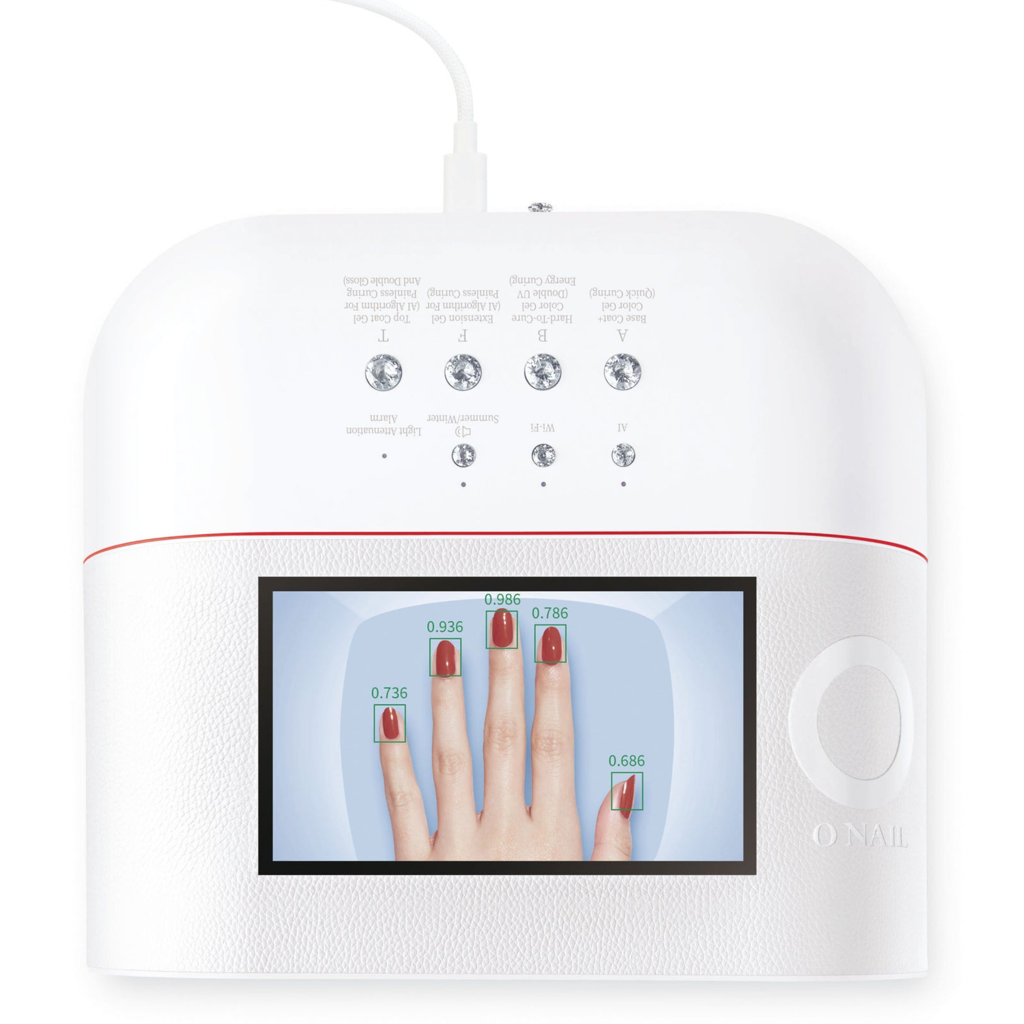 ONail - AI Technology Corded Nail Lamp (White) - NEW 2025 ONail - AI Technology Corded Nail Lamp (White) - NEW 2025