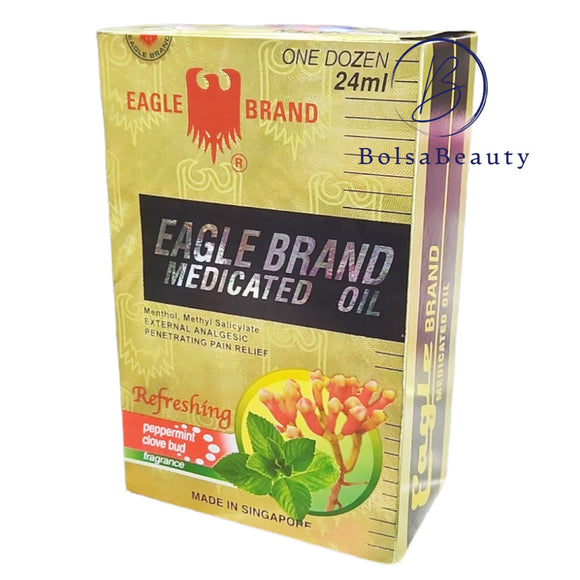 Eagle Brand - Oil Peppermint 24ml (Yellow 12pcs)