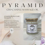 Pyramid - CBD Candle Massage Oil 4oz - HOT