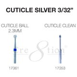 Cre8ion - Cuticle Carbide Silver 3/32