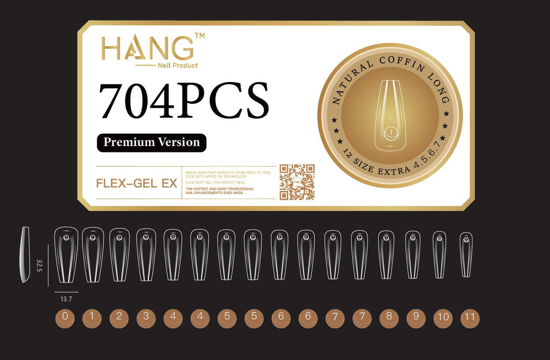 Hang - Soft Gel Ex Tips Coffin – BolsaBeauty Nail Supply