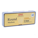 DND - Soft Gel Tips 1000pcs - Round (XS, S, M, L, XL)