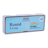 DND - Soft Gel Tips 1000pcs - Round (XS, S, M, L, XL)