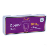 DND - Soft Gel Tips 1000pcs - Round (XS, S, M, L, XL)