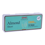 DND - Soft Gel Tips 1000pcs - Almond (XS, S, M, L, XL)