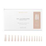 Kiara Sky - Gel X Tips: Natural Coffin (XS, S. M, L, XL)