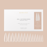 Kiara Sky - Gel X Tips: Natural Stiletto (M, L, XL, XXL)