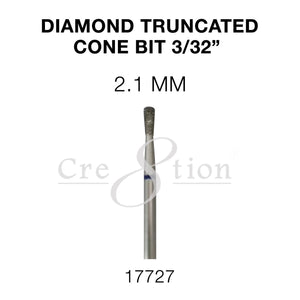 Cre8tion - Diamond Truncated Cone Bit 2.1 mm size Fine