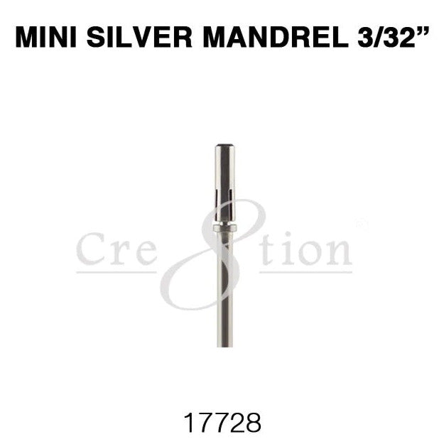 Cre8tion Mini Silver Mandrel 3/32 Cre8tion Mini Silver Mandrel 3/32