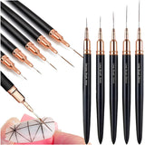 BolsaBeauty - Nail Art Liner Brush Ultra Thin (Set 5pcs)