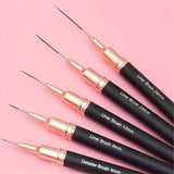 BolsaBeauty - Nail Art Liner Brush Ultra Thin (Set 5pcs)