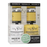Cre8tion - Duo Gel & Nail Lacquer Solid 0.5oz (#217 to #288)