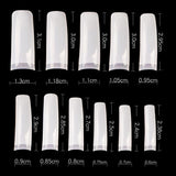 Cre8tion - Nail Tips French White (550 pcs)